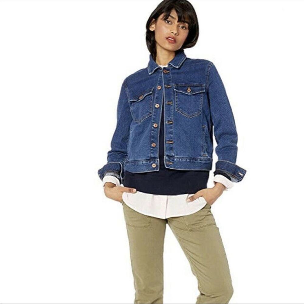 J.Crew Mercantile Denim Blue Jean Jacket L0527 Medium